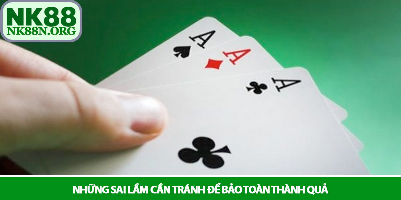 Liêng - Đấu trí đỉnh cao và kỹ năng làm chủ sòng bài NK88 4 Những sai lầm cần tránh để bảo toàn thành quả